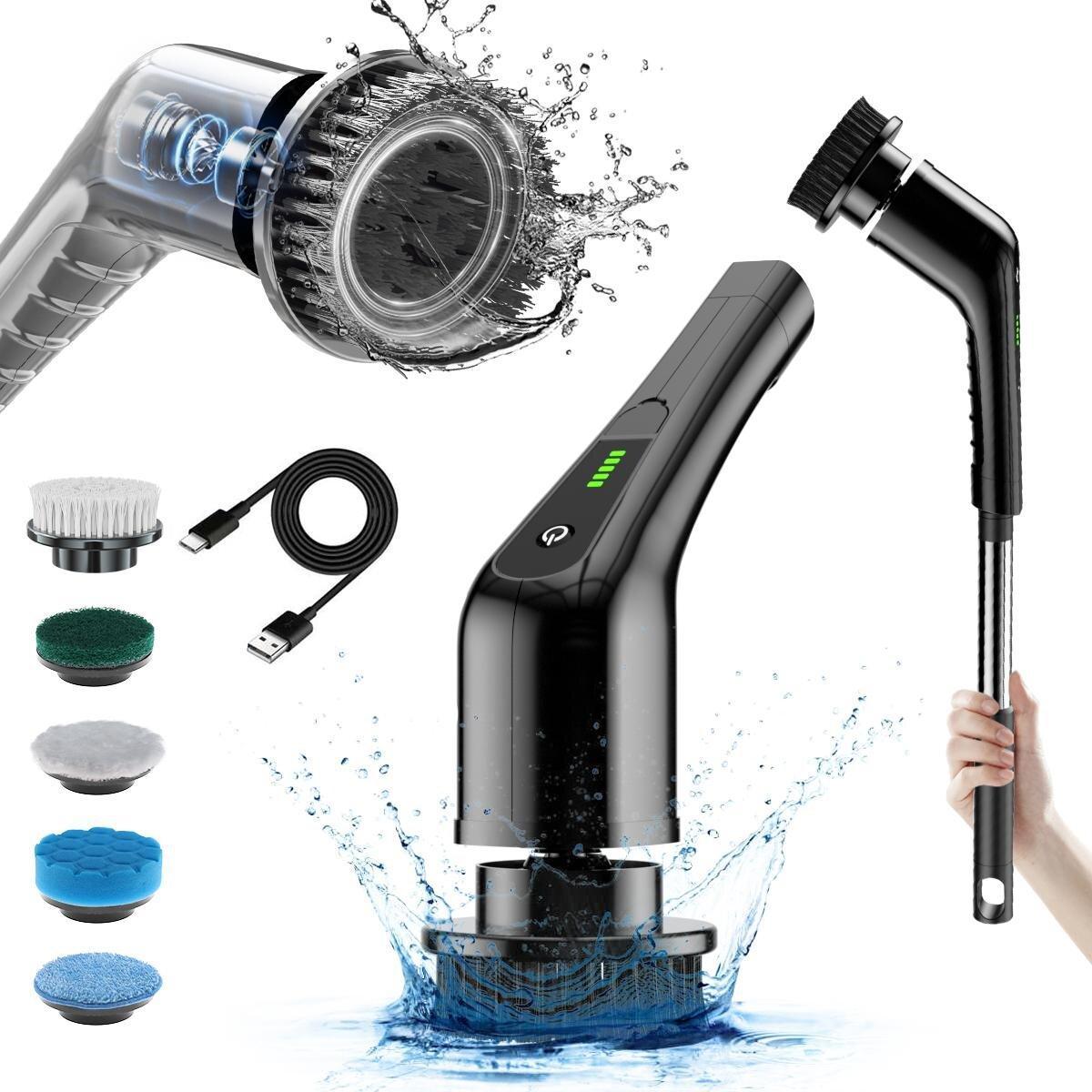 Electric Spin Scrubber – Cordless Power Cleaning Brush for Bathroom, Tiles & Kitchen