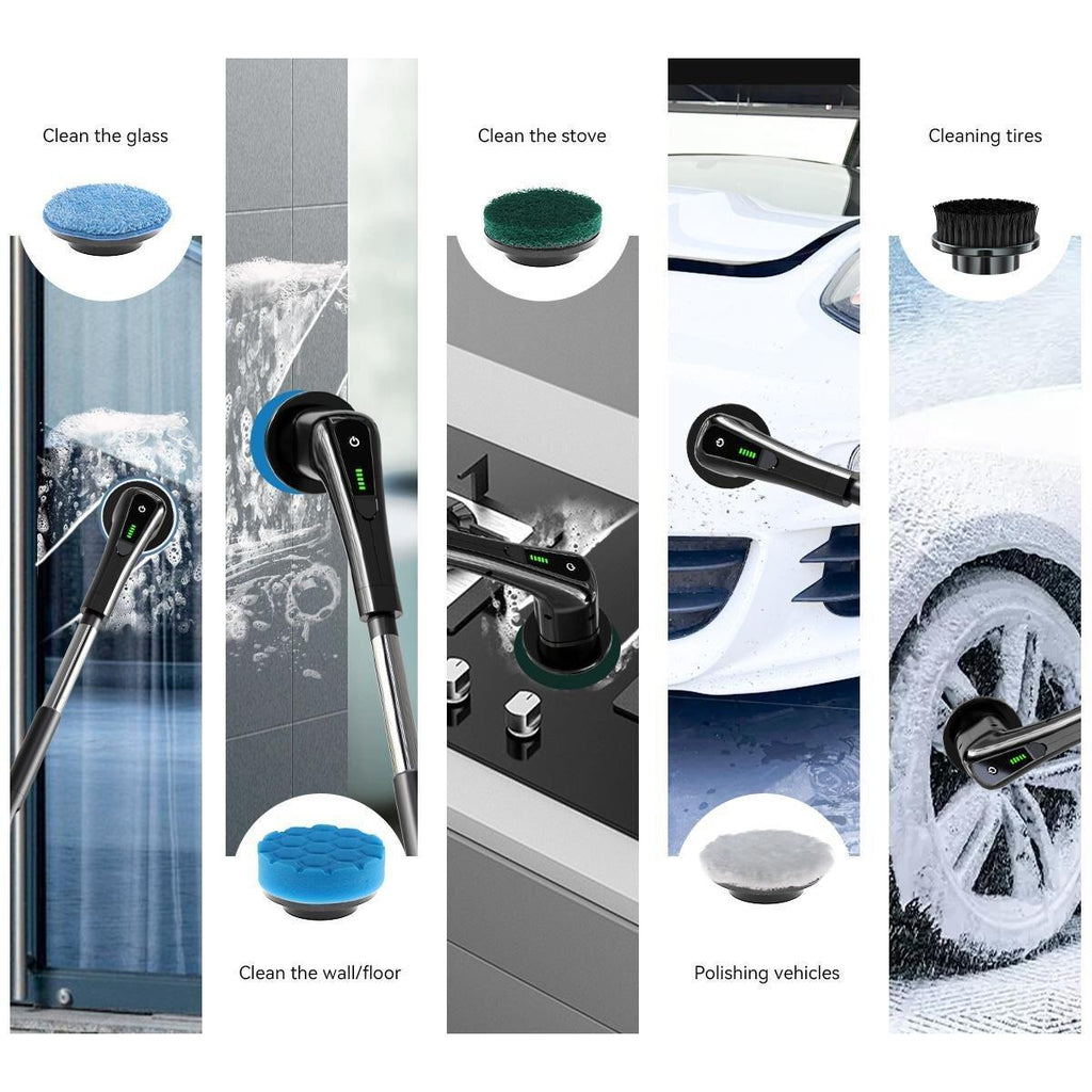 Electric Spin Scrubber – Cordless Power Cleaning Brush for Bathroom, Tiles & Kitchen
