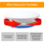 11 Inch Rotating Cake Turntable With 108 Cake Decoration Items Set