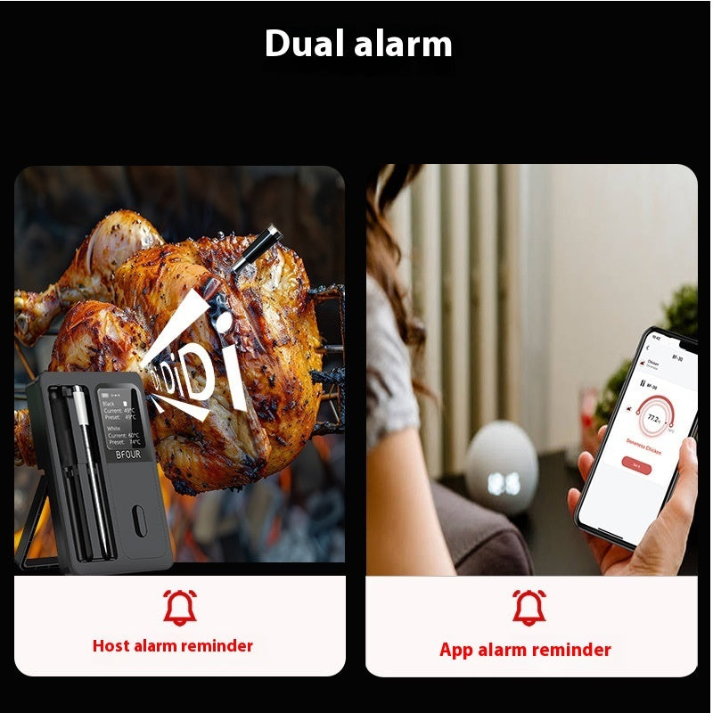 Wireless Bluetooth Barbecue Thermometer Kitchen Supplies