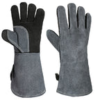 BBQ Heat Resistant Gloves – Anti-Scald Grill Gloves, High Temperature Protection for Barbecue, Oven, Fireplace & Welding
