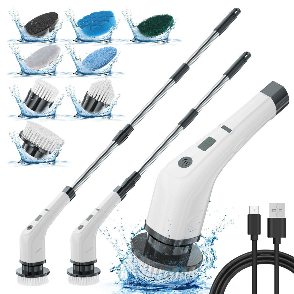Electric Spin Scrubber – Cordless Power Cleaning Brush for Bathroom, Tiles & Kitchen